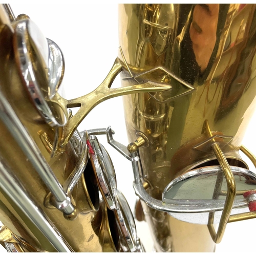 1830 - C.G Conn Ltd. 12M 'Crossbar' Baritone Saxophone, 1925, ser. no. M156704, case