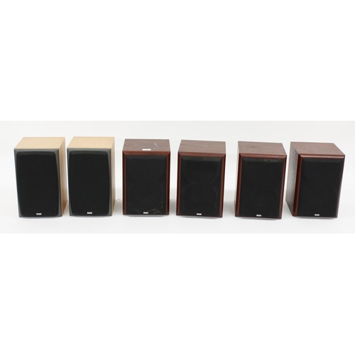 3089 - Set of four B&W CDM2 reference speakers; together with a pair of B&W 383 speakers... 