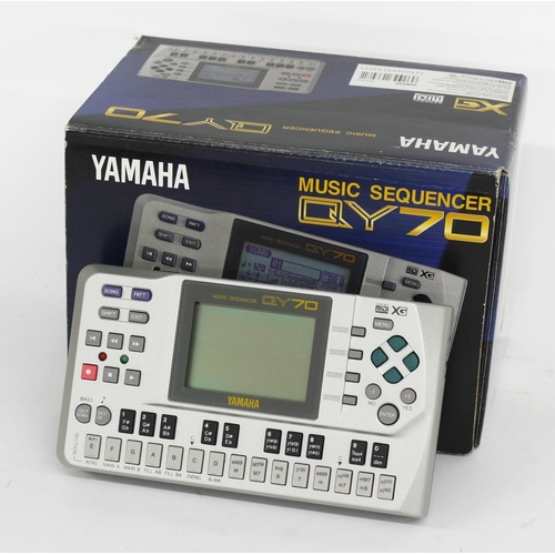 3120 - Yamaha QY70 Music Sequencer, boxed