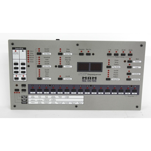 3129 - MAN Music and More SQ16 step sequencer, with PSU