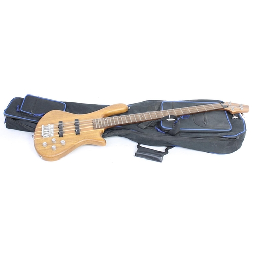 450 - 2005 Washburn Taurus T-24NM bass guitar; Body: mahogany; Neck: maple and mahogany multi-laminate nec... 