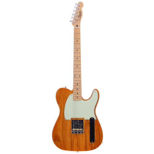 471 - 2004 Squier by Fender Esquire Type electric guitar with electrical modifications, natural finish and... 