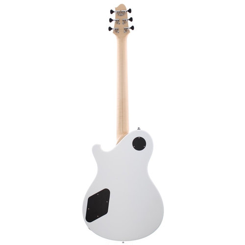 395 - Seth Baccus 5th Anniversary Nautilus electric guitar; Body: white finish with unique Beth Richardson... 