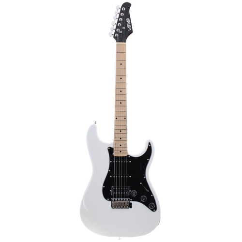 476 - Wetland S Type HSS electric guitar; Body: white finish; Neck: maple; Fretboard: maple; Frets: good; ... 