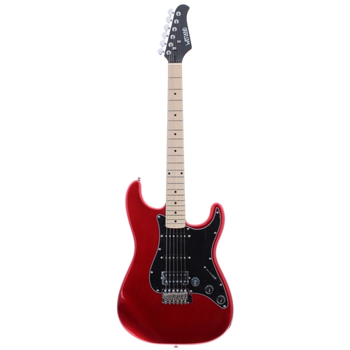 478 - Wetland S Type HSS electric guitar; Body: candy apple red finish; Neck: maple; Fretboard: maple; Fre... 