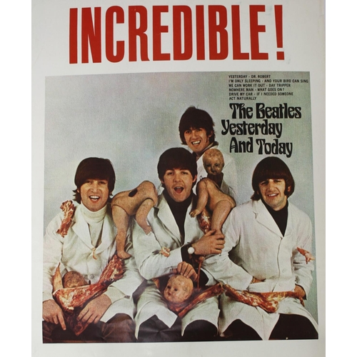 565 - The Beatles - 'Incredible!', 'The Beatles Yesterday and Today' poster, 22