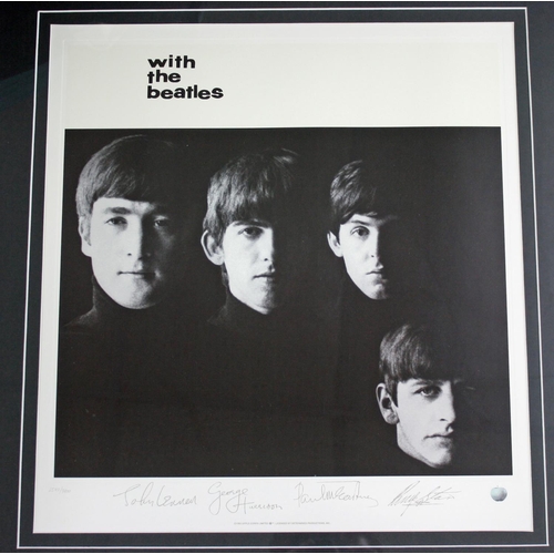 567 - The Beatles - 'With The Beatles' limited edition lithograph print, number 2593/9800, inscribed 'Copy... 