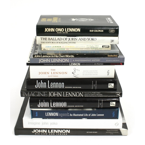 569 - John Lennon - selection of photographic archive type books relating to John Lennon