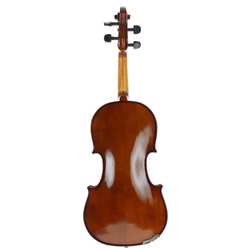 2030 - Contemporary full size violin outfit, 14 1/16