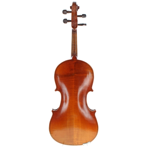 2035 - German violin labelled Carl Anton Lippold..., 1925, 14 3/16