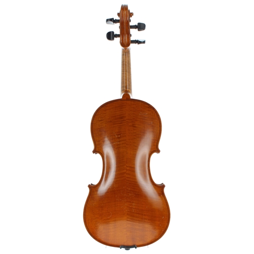 2054 - Early 20th century French violin, 14 3/8