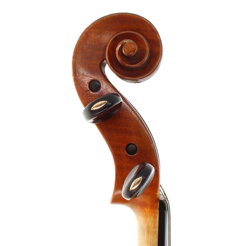 2415 - Early 20th century German viola, 16 5/16