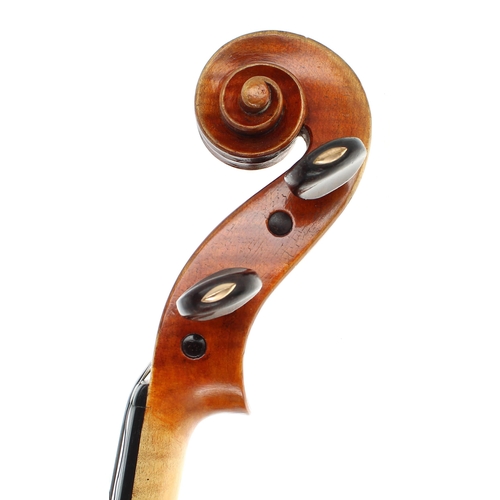 2415 - Early 20th century German viola, 16 5/16