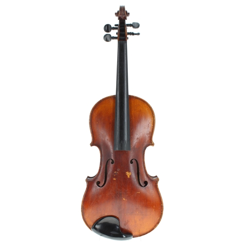 2416 - Early 20th century German violin labelled ...von J.A. Baader & Co., Besitzer Max Baader, in Mitt... 