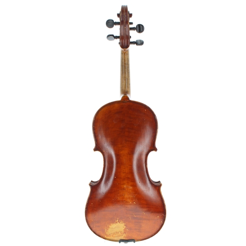 2416 - Early 20th century German violin labelled ...von J.A. Baader & Co., Besitzer Max Baader, in Mitt... 