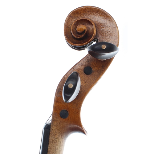 2426 - 19th century Stainer copy violin stamped Stainer below the button, 14