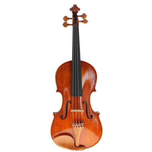 2431 - Modern Italian violin by and labelled Federico Fiora, fece Cremona, 2012, signed on the label; also ... 