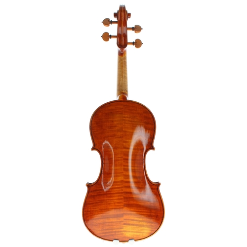 2431 - Modern Italian violin by and labelled Federico Fiora, fece Cremona, 2012, signed on the label; also ... 