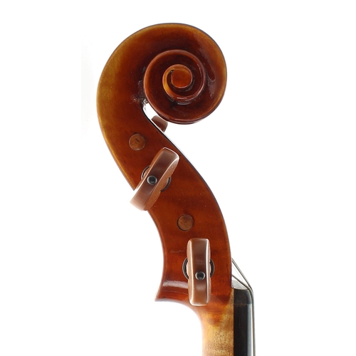 2431 - Modern Italian violin by and labelled Federico Fiora, fece Cremona, 2012, signed on the label; also ... 