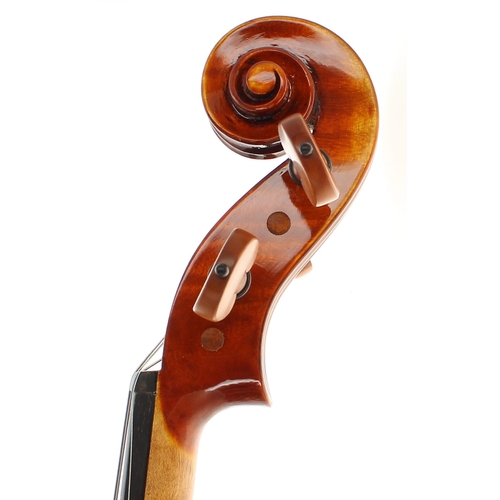 2431 - Modern Italian violin by and labelled Federico Fiora, fece Cremona, 2012, signed on the label; also ... 