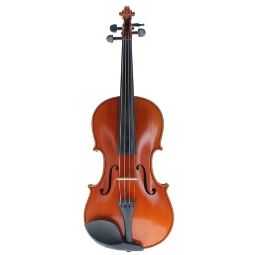 2438 - Contemporary violin labelled Joseph Bernard, 14 1/16