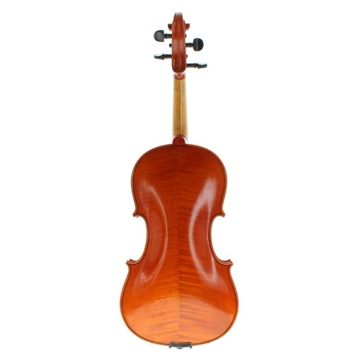 2438 - Contemporary violin labelled Joseph Bernard, 14 1/16