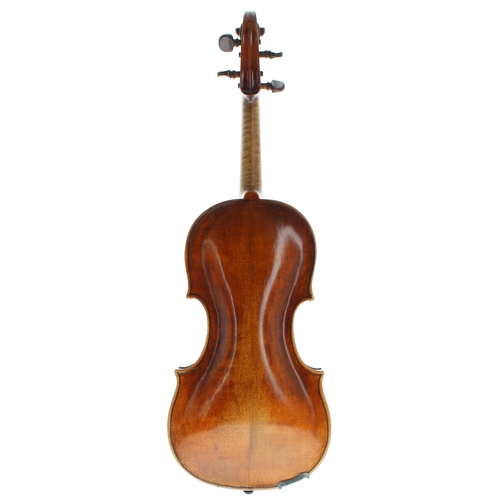 2439 - Interesting late 18th/early 19th century violin labelled John Hart, 14 Princes St., Leicester Square... 