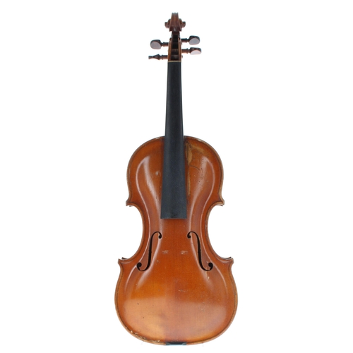 2448 - Violin by and labelled Paul Bisch-Luthier, no. 739, 1929, the two piece back of faint medium curl wi... 