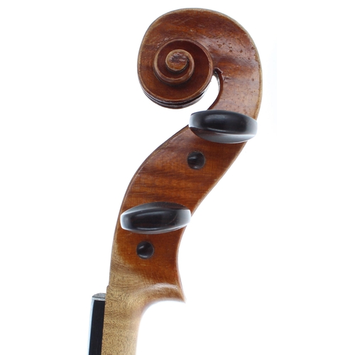 2448 - Violin by and labelled Paul Bisch-Luthier, no. 739, 1929, the two piece back of faint medium curl wi... 