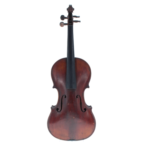 2457 - Neuner & Hornsteiner violin circa 1890, 14 3/16