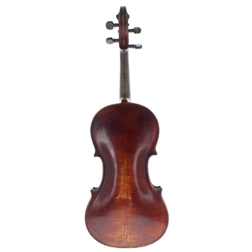 2457 - Neuner & Hornsteiner violin circa 1890, 14 3/16