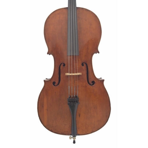 2467 - Late 19th century violoncello, 29 1/4