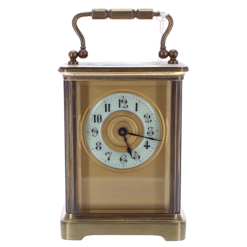 572 - Carriage clock timepiece, the 1.75