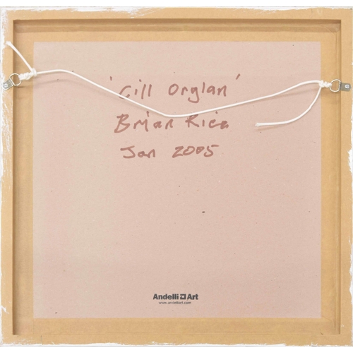 807 - Brian Rice (20the century) - 'Cill Orglan', inscribed with the artist's name and the title of the wo... 