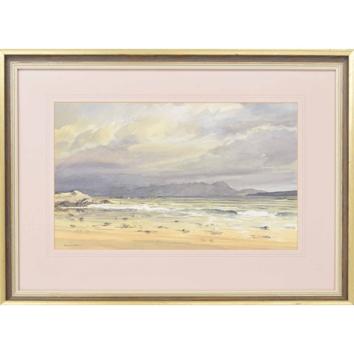 808 - Richard Alred D.A. (Edin) ATD (20th century) - 'Approaching Storm', Mellan Lldngle', signed also ins... 