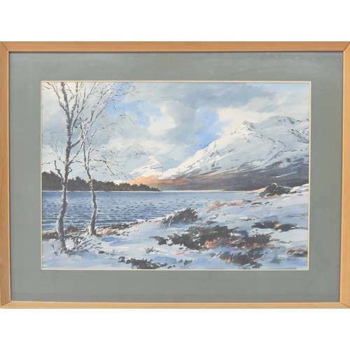 809 - Richard Alred (20th century) - 'Loch Clair, Torridon', signed also inscribed on the artist's origina... 