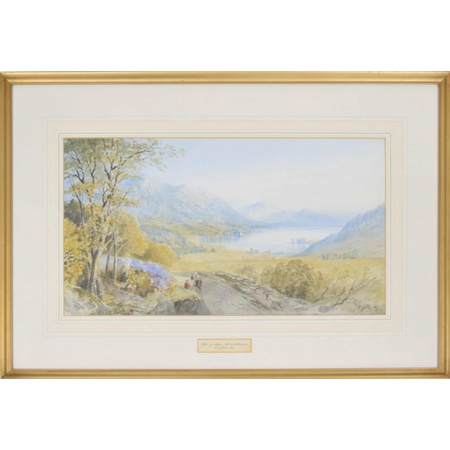 755 - Cornelius Pearson (1805-1891) - 'Tal-y-Llyn, Merionethshire', signed and dated 1867 also inscribed w... 