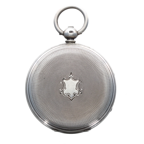 91 - George V silver fusee lever pocket watch, London 1927, the movement signed Edwin Davis, Bradford, no... 