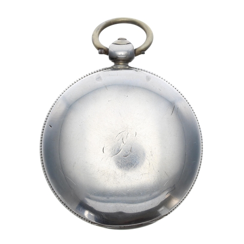 100 - George IV silver fusee lever pocket watch, London 1822, unsigned movement inscribed Patent, no. 1641... 