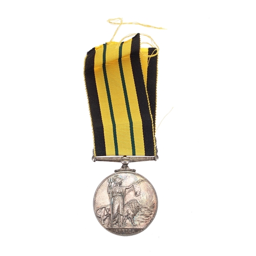 593 - Elizabeth II Africa Service Medal, with Kenya clasp, presented to and named S/306336 SGT. D.J.H. MOS... 