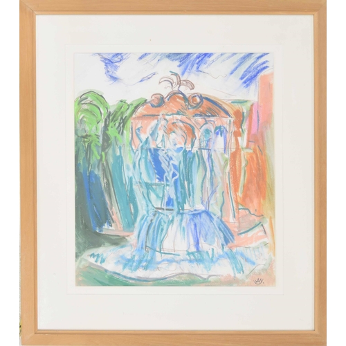 831 - John Austin-Williams (b. 1947) - 'Fountain Study III, Afternoon', signed with the artist's monogram,... 