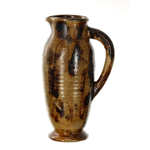 680 - Martin Brothers stoneware jug, signed 'Martin London' to the underside with inscribed numbers 10/107... 