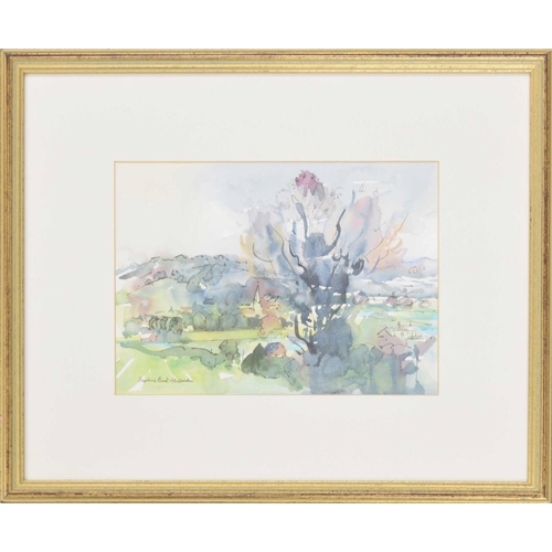 830 - Daphne Beak Alexander (1935-2013) - 'Stockbridge, Hampshire', signed, also inscribed on the artist's... 