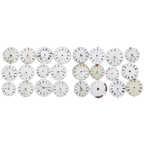 652 - Twenty-four assorted pocket watch movements (24)