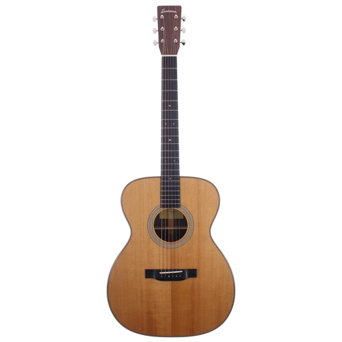 489 - 2015 Eastman E20OM-TC acoustic guitar, made in China, ser. no. 15xxxxx7; Back and sides: solid rosew... 