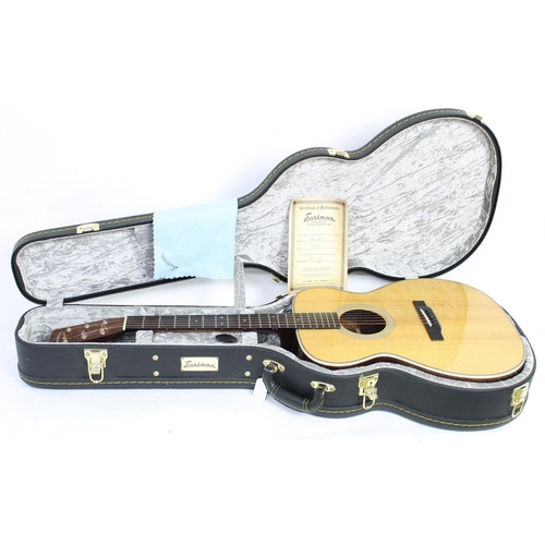 489 - 2015 Eastman E20OM-TC acoustic guitar, made in China, ser. no. 15xxxxx7; Back and sides: solid rosew... 