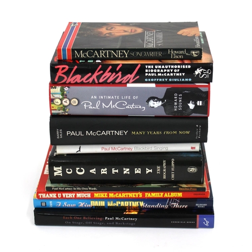 651 - Paul McCartney - ten various books relating to the life and times of Paul McCartney