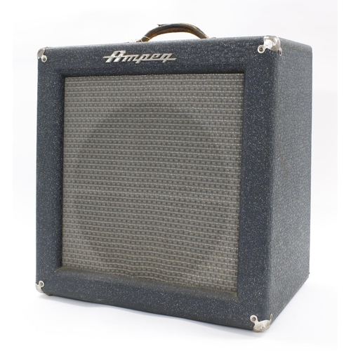 799 - 1960s Ampeg M-15 guitar amplifier, made in USA, ser. no. 006111, fitted with a later Jensen 15