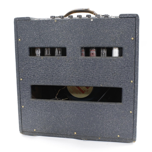 799 - 1960s Ampeg M-15 guitar amplifier, made in USA, ser. no. 006111, fitted with a later Jensen 15