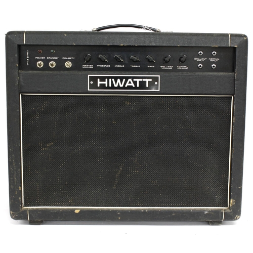 800 - Hiwatt SA212 50 watt combo guitar amplifier, made in England, circa 1977, ser. no. 10555 (a few repl... 